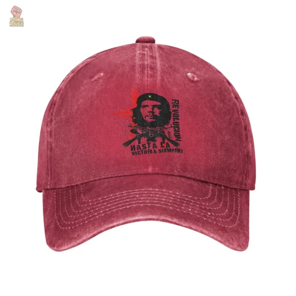 Casquette Che Guevara, style délavé et unique