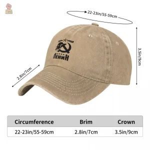 Casquette communiste de style vintage et élégant