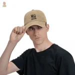 Casquette à visière plate, style communiste distinctif