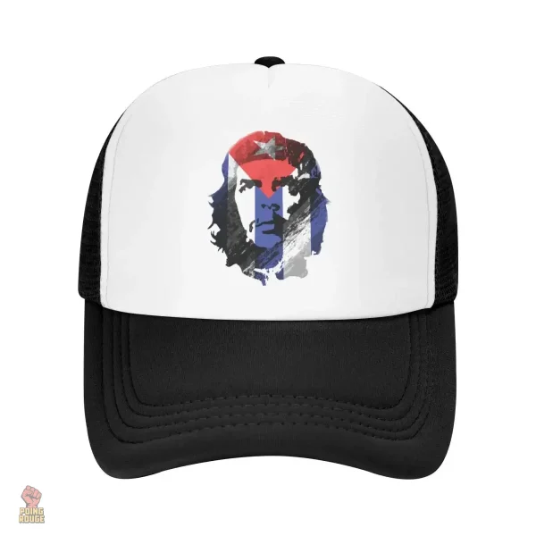 casquette-punk-che-guevara-drapeau-cuba-trucker-1 Casquette punk Che Guevara drapeau Cuba