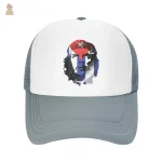 Casquette punk avec motif Che Guevara