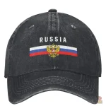 Casquette tricolore Russia avec aigle bicéphale emblématique