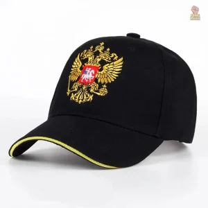 Casquette noire brodée Russie impériale