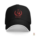Casquette emblématique avec logo CCCP