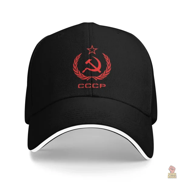 Casquette emblématique avec logo CCCP