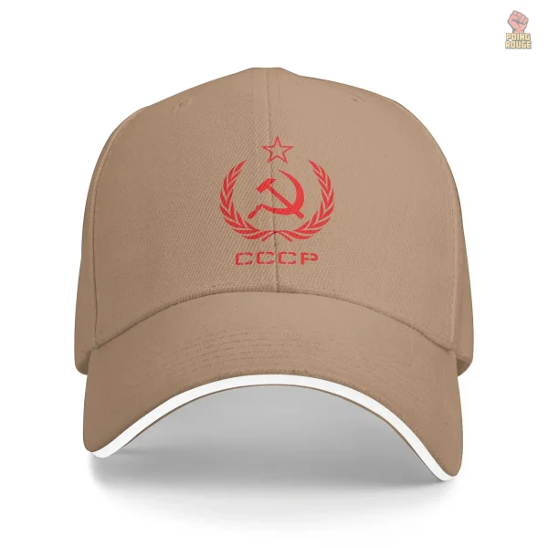 Mode vintage : casquette faucille et marteau
