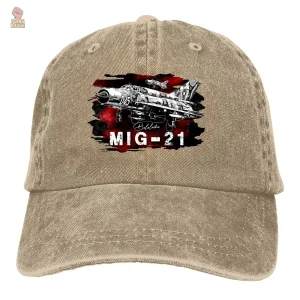 Casquette URSS Mig-21 multicolore en style rétro