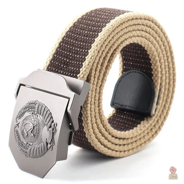 Ceinture Communiste Anthracite avec Emblème URSS