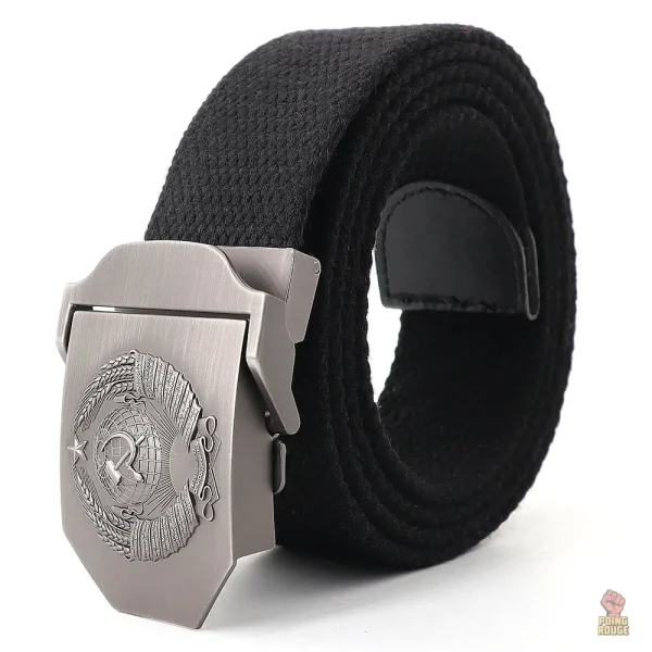 Ceinture Canvas Large URSS Anthracite - vue 3