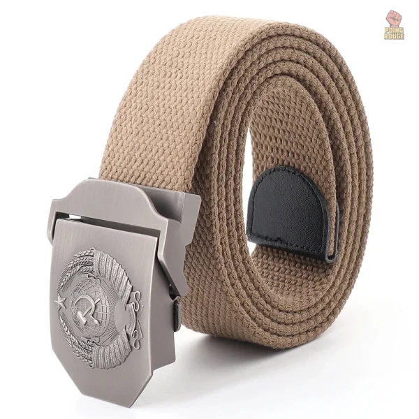 Ceinture canvas inspirée par l'URSS