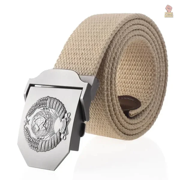 Ceinture communiste en toile stylée