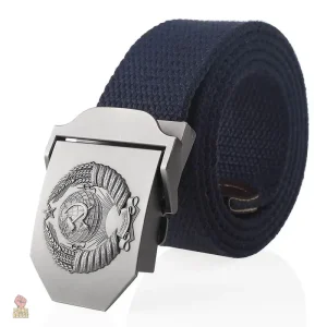 Ceinture communiste en canvas noir