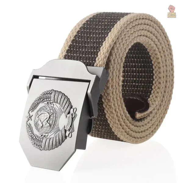 Ceinture canvas au style communiste