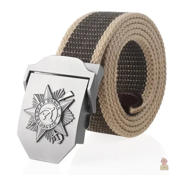 Accessoire tendance : Ceinture Noire Canvas