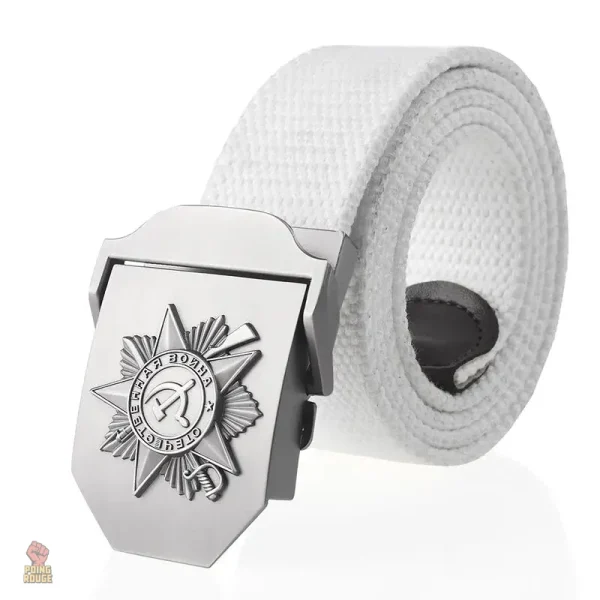 Ceinture au style combatif en Canvas