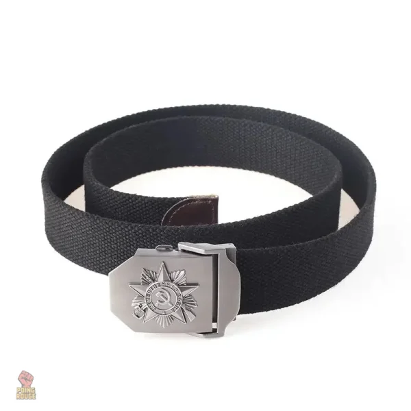 Ceinture Noire Communiste en Canvas