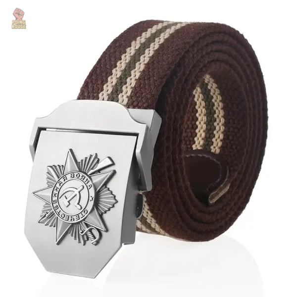 Ceinture Canvas au look militaire