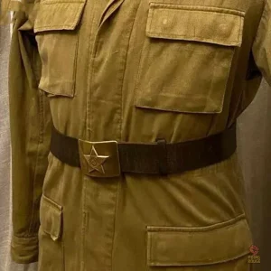 Ceinture communiste avec motif étoile emblématique