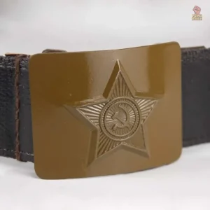 Ceinture communiste vintage avec étoile emblématique