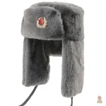 Chapka hiver URSS avec badge aviateur