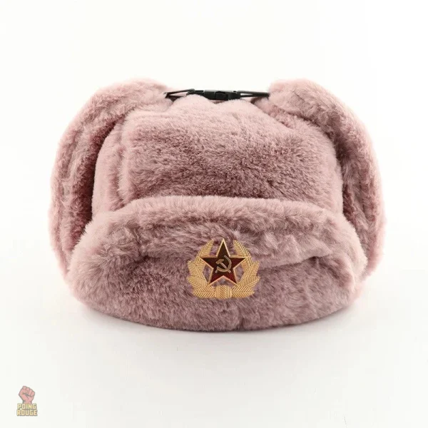 Chapka avec motif aigle étoile, look vintage