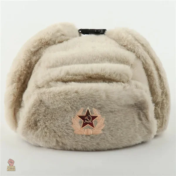 Ushanka en style rétro soviétique