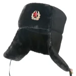 Chapka ushanka avec badge soviétique