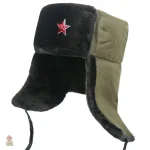Chapeau en fourrure style soviétique