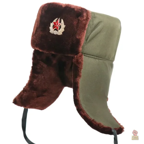 Ushanka emblématique avec logo