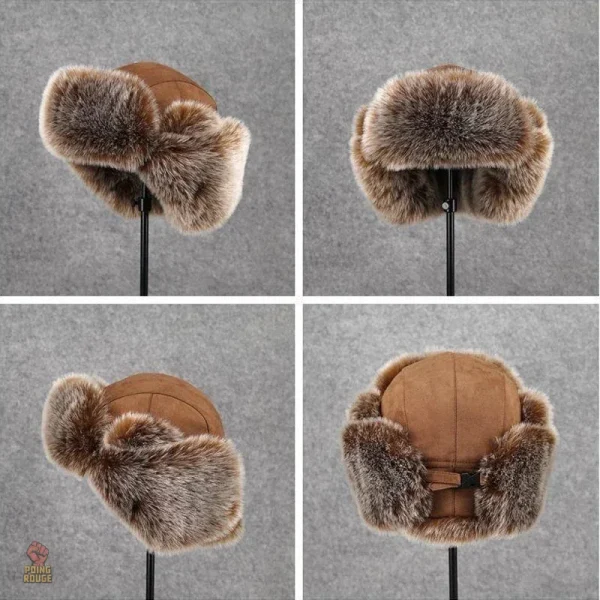 Ushanka communiste en tissu chaud et confortable