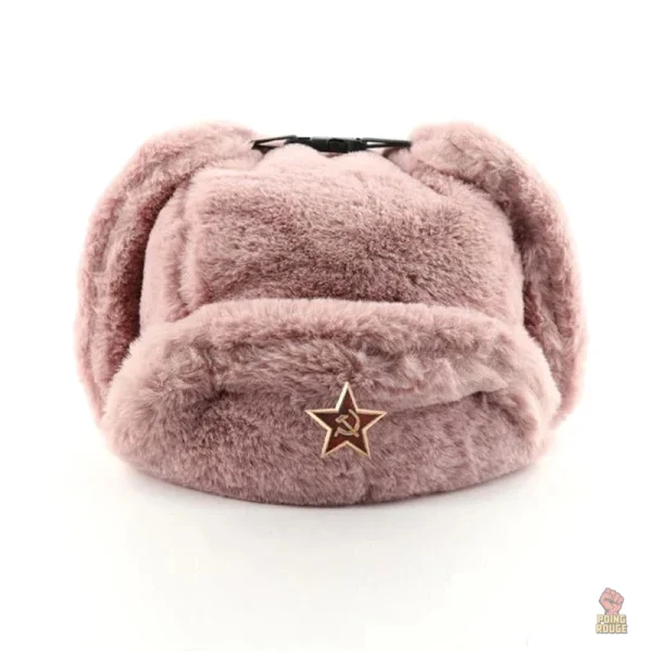 Ushanka brodée style communiste