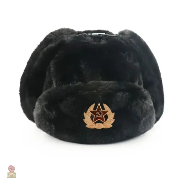 Ushanka avec motifs soviétiques variés
