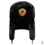 Chapeau en fourrure synthétique coloré