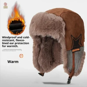 Chapka ushanka fourrure classique multicolore