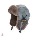 Bonnet en fourrure pour look vintage