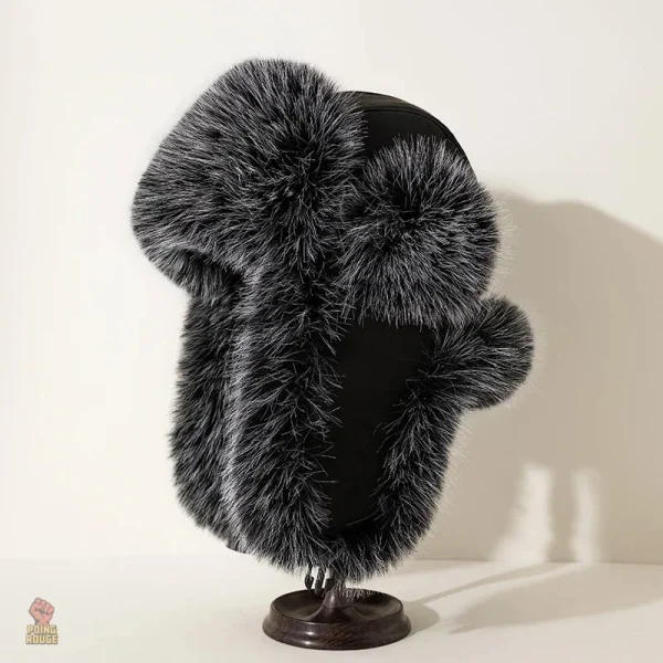 Chapka ushanka fourrure soviétique multicolore