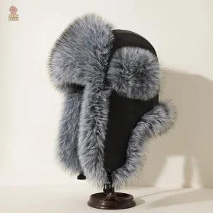 Accessoire vintage en fourrure pour l'hiver