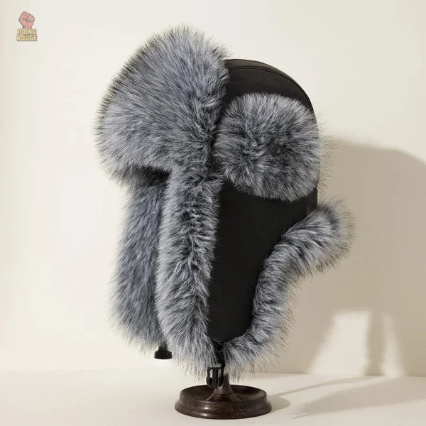 Accessoire vintage en fourrure pour l'hiver