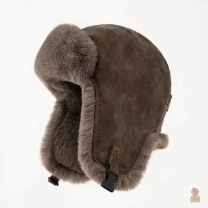 Chapka militaire ushanka en fourrure biformat