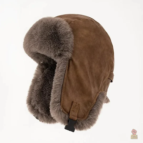 Chapka ushanka biformat, look vintage communiste