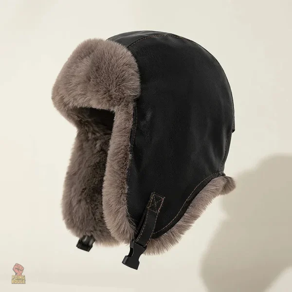 Chapeau ushanka, design biformat pratique