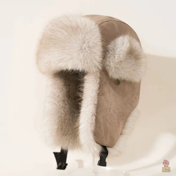 Chapeau chapka communiste avec fourrure chaude et confortable