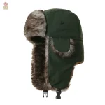 Chapeau traditionnel en fourrure brodé
