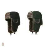 Chapeau ushanka brodé style communiste