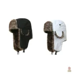 Chapka en fourrure avec design unique
