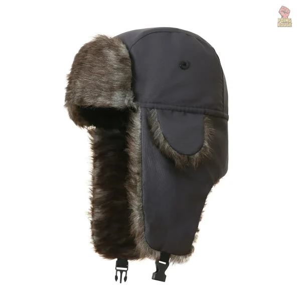 Ushanka à la mode avec broderies variées