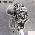 Chapka ushanka noir blanc multiformat soviétique