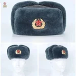 Chapka soviétique ushanka avec décorations
