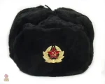 Chapka soviétique luxe taille unique en style communiste