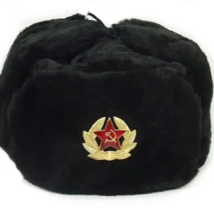 Chapka soviétique luxe taille unique en style communiste